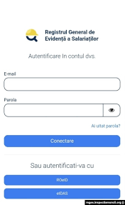 INFORMARE privind procedura de transmitere a Registrului de evidenta al salariatilor